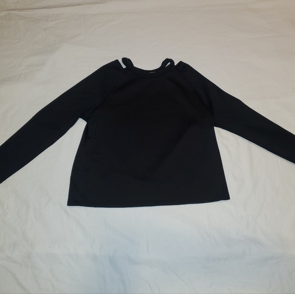 Chico's Zenergy black long sleeve sweatshirt
